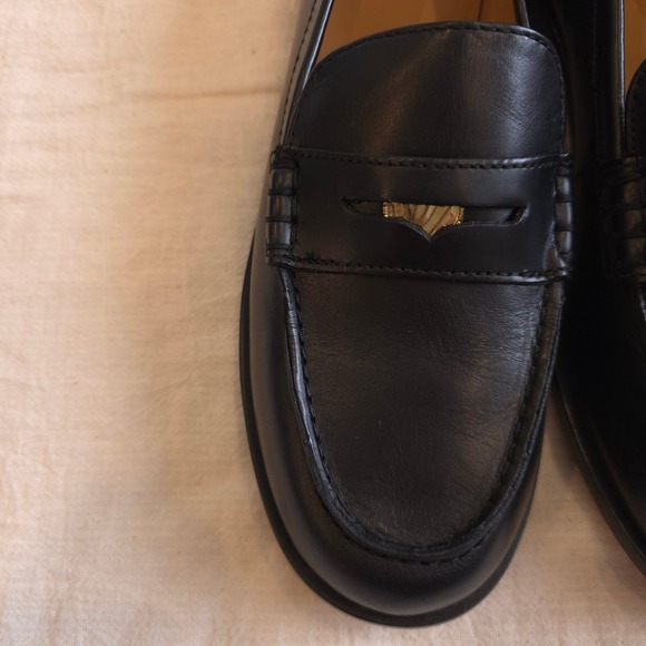 Madewell The Grayson Penny Loafer - True Black/ Size 8/ NX647 - Picture 3 of 8